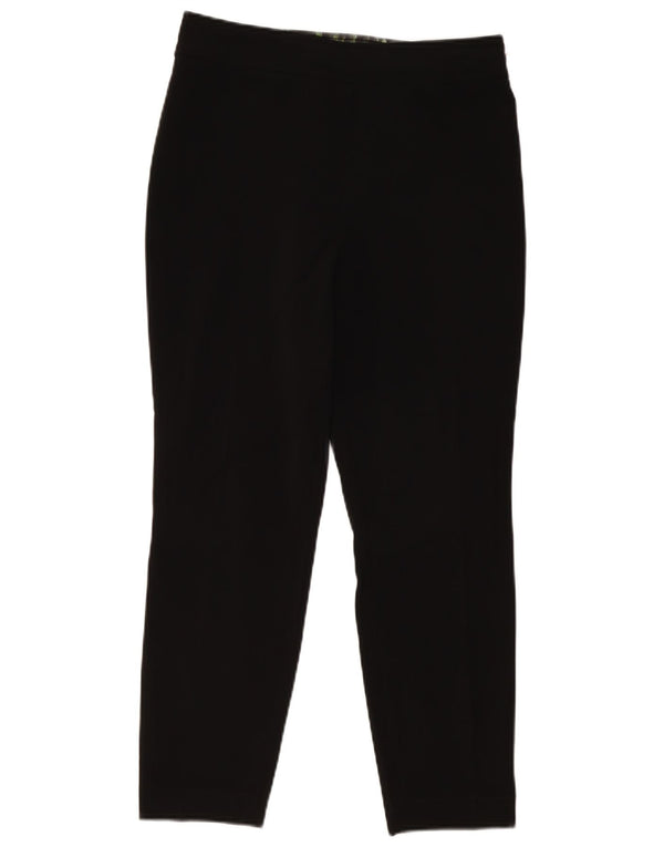Pantaloni de costum crop conici pentru femei Ted Baker Mărimea 2 Mici L30 L26 Negri