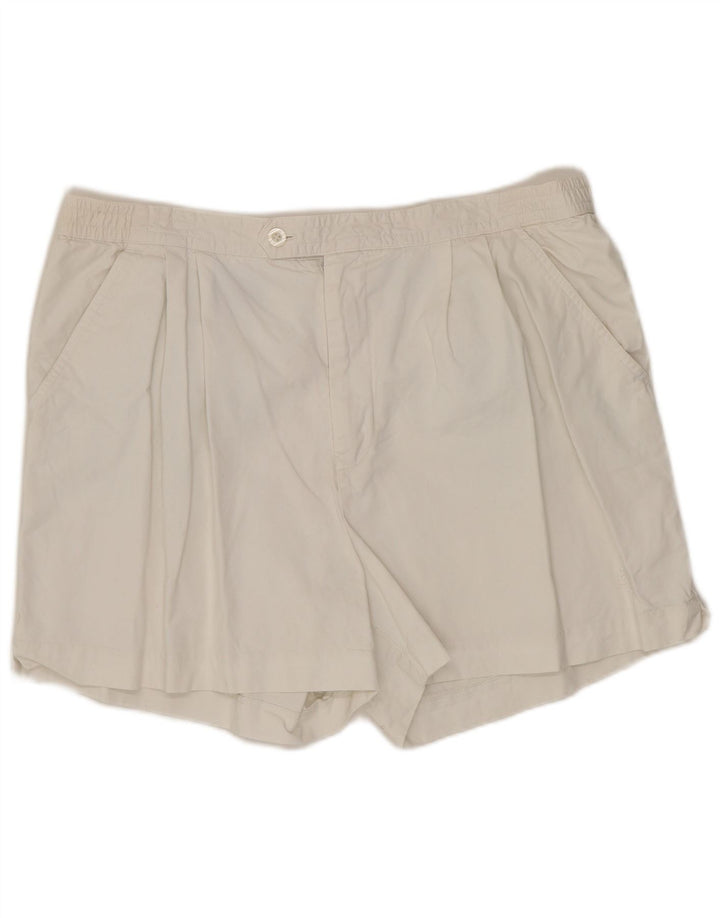 FRED PERRY Pantaloni scurți chino pegged pentru bărbați W36 Large White