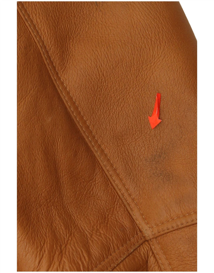 Jachetă Vinci pentru bărbați din shearling IT 50, maro mare