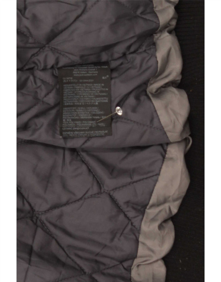 Jack Wolfskin Jachetă Bomber cu glugă pentru bărbați UK 36/38 Poliamidă neagră medie