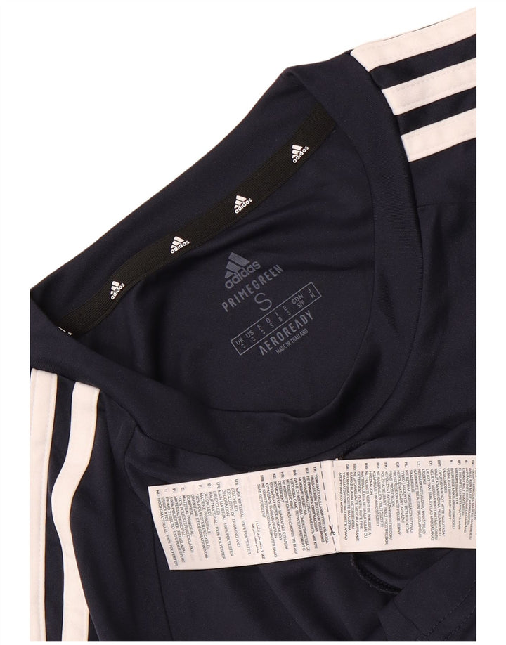 Tricou pentru bărbați Adidas Aeroready Top mic poliester bleumarin