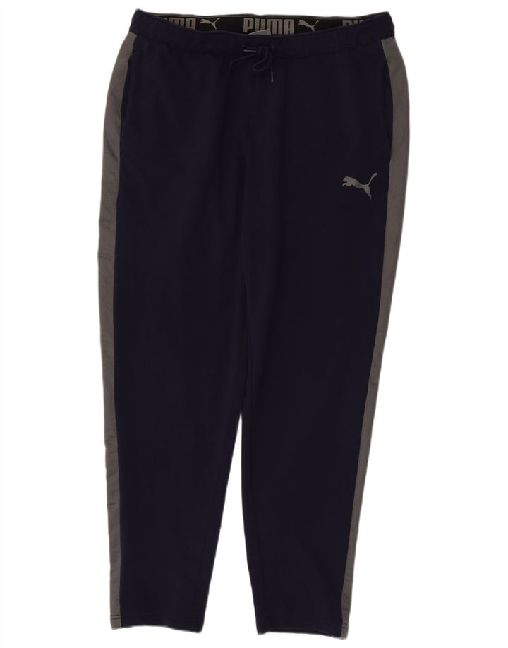 Pantaloni de trening PUMA pentru bărbați, mari bleumarin, color block