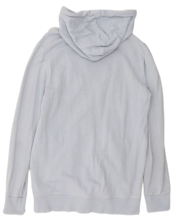 Pulover Superdry pentru femei cu fermoar supradimensionat, UK 10, bumbac albastru mic