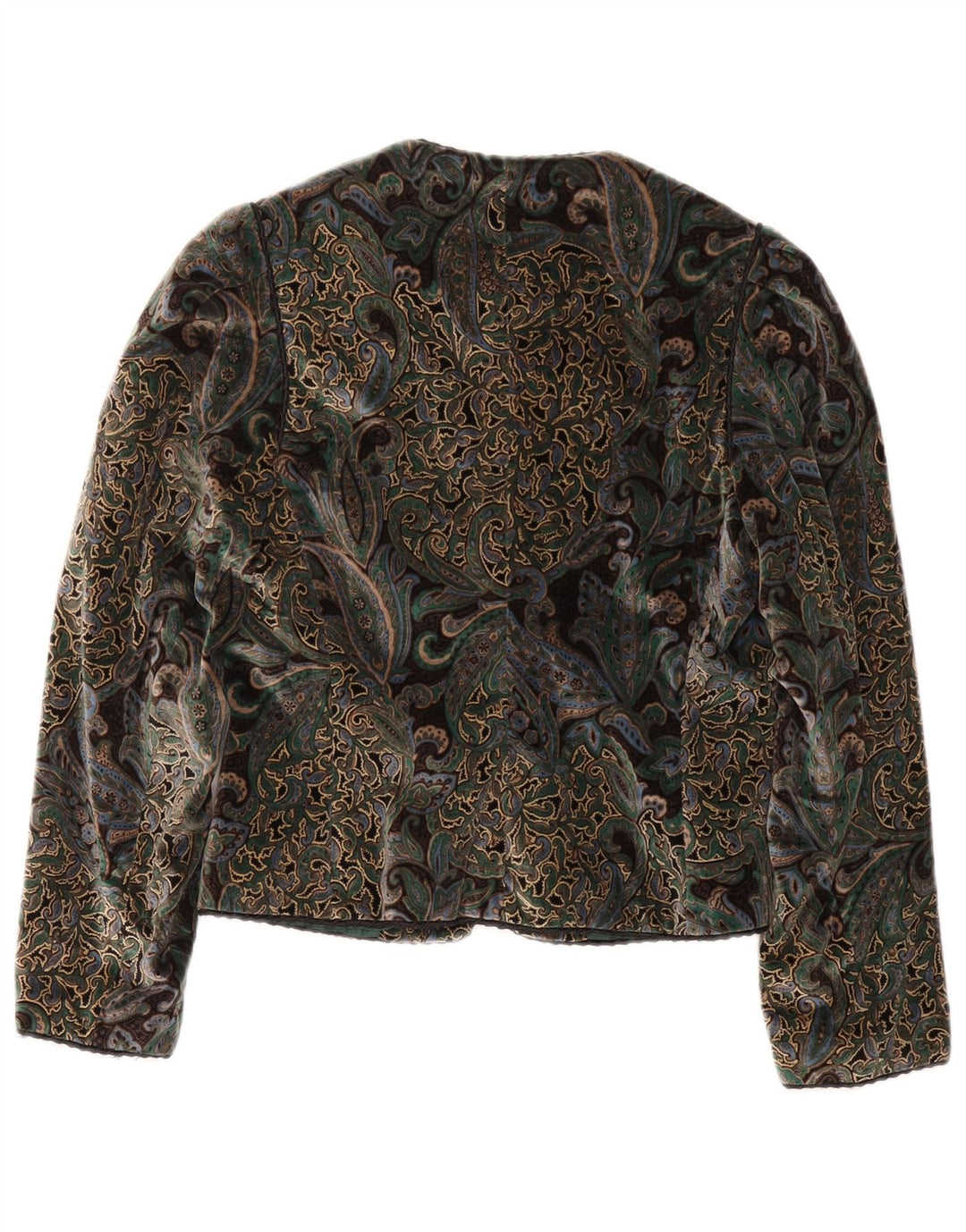 Blazer Vintage pentru femei cu 5 nasturi EU 40 Medium Multicolor Paisley