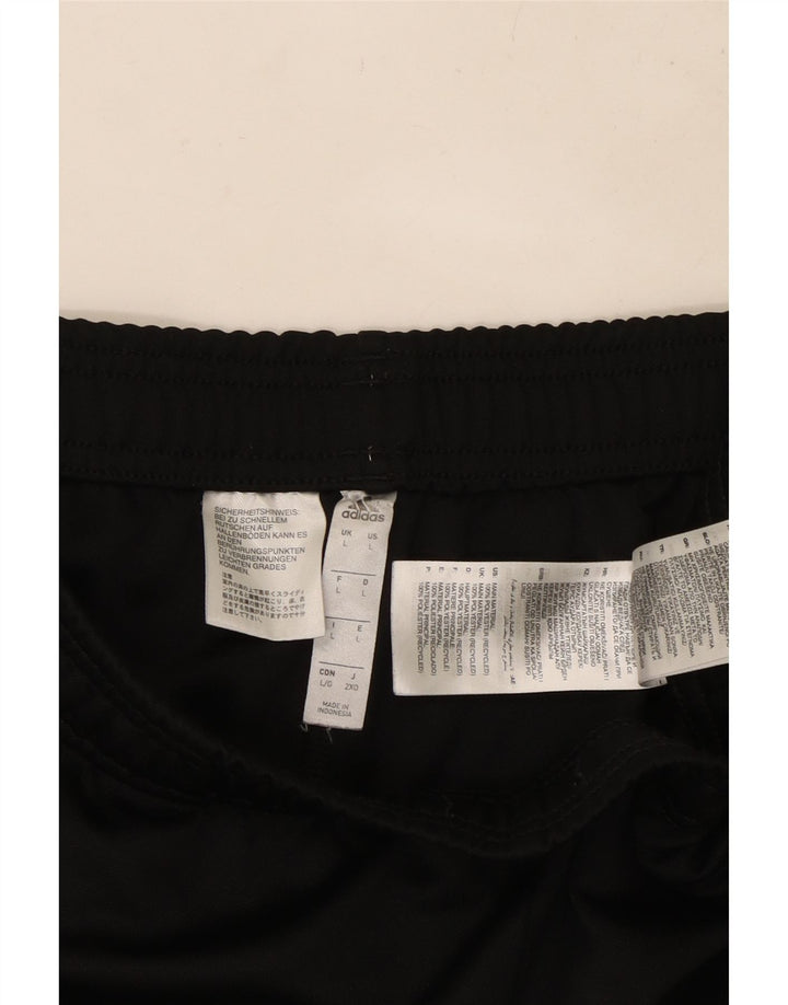 Pantaloni de trening ADIDAS Dri Fit, mari, negru, poliester