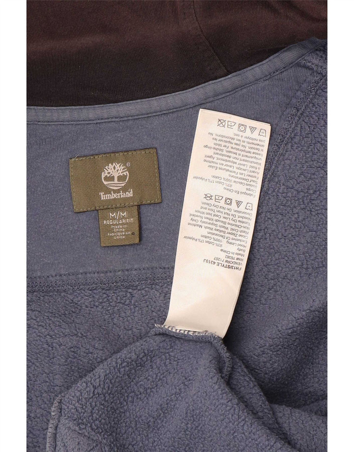 Pulover pentru bărbați Timberland Graphic Regular Fit, cu fermoar, bleumarin mediu