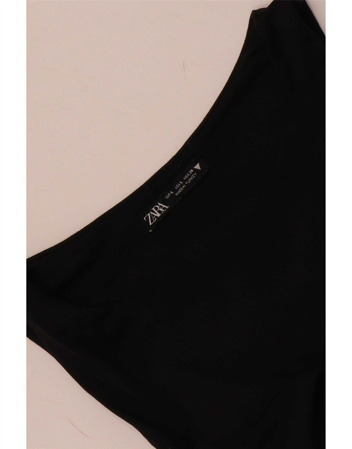 Body fără mâneci pentru femei Zara UK 14 mare negru