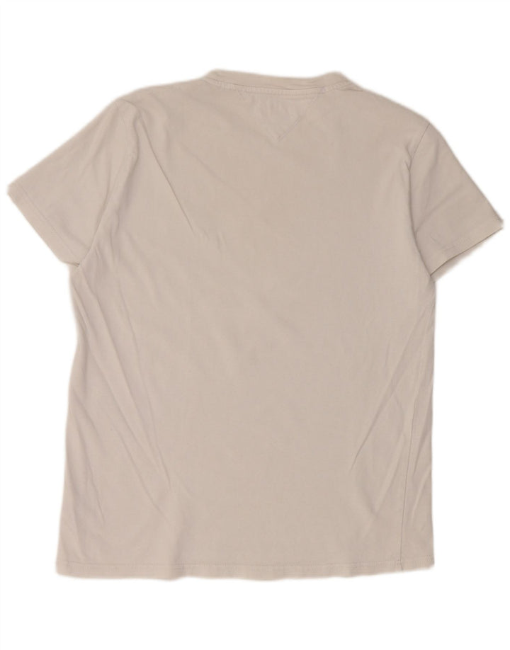 Tricou Tommy Hilfiger pentru bărbați Top Medium White Bumbac