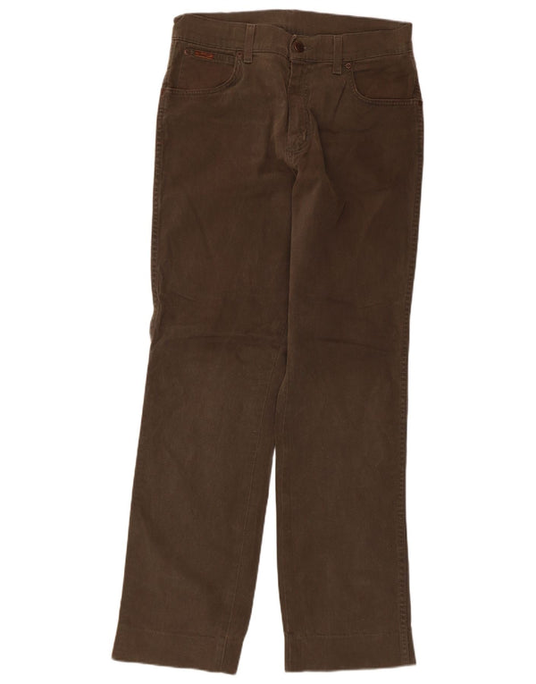 Pantaloni casual drepti Wrangler pentru bărbați Texas Stretch W32 L34 bumbac maro