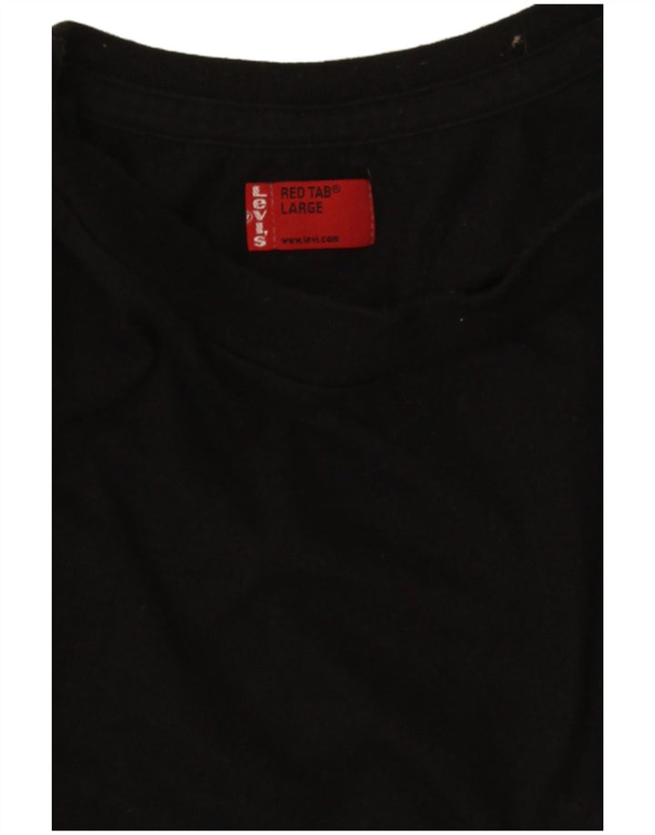 Tricou pentru bărbați Levi's Top Large Negru