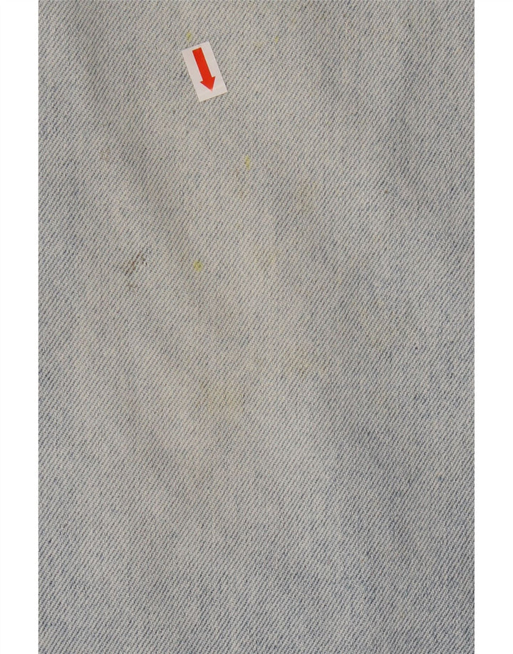 Blugi drepți pentru bărbați vintage W34 L30 bumbac albastru