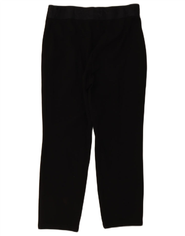 Pantaloni tăiați cu grafic pentru femei Dkny L32 L24 Negru Rayon