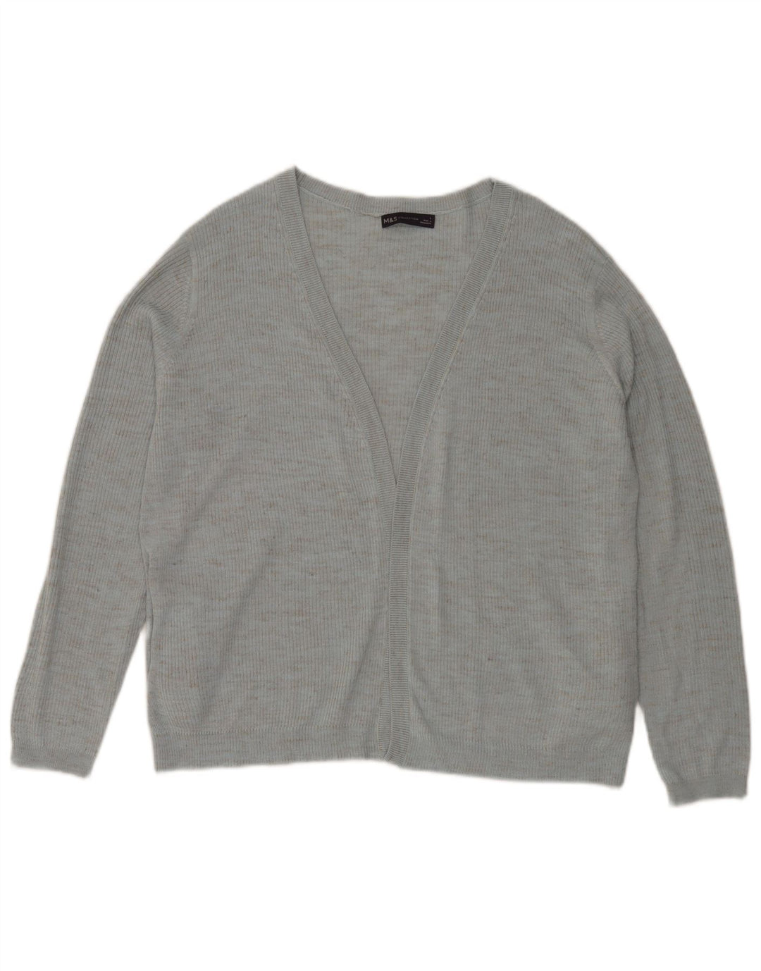 Pulover cardigan supradimensionat pentru femei Marks & Spencer UK 16, mare, albastru pete