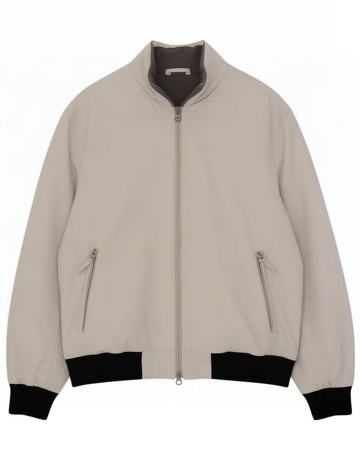 Murphy & Nye Jachetă bomber personalizată pentru bărbați UK 44 2XL, alb, bloc de culoare