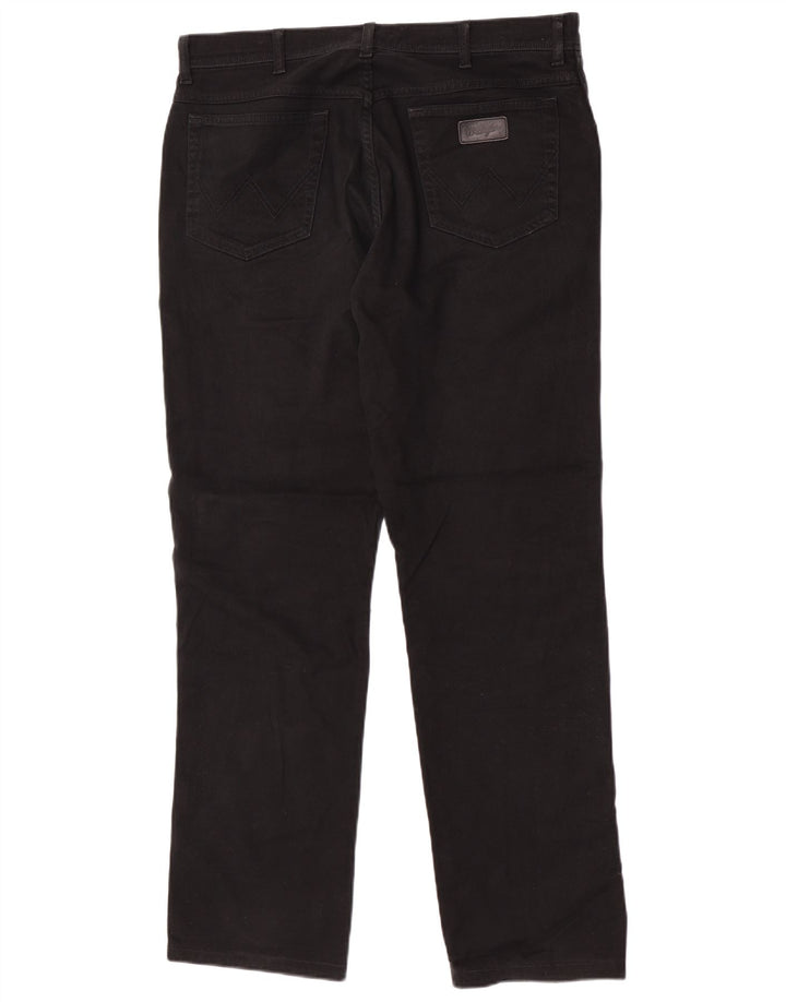 Blugi drepti Wrangler pentru bărbați Texas Stretch W36 L32 bumbac negru