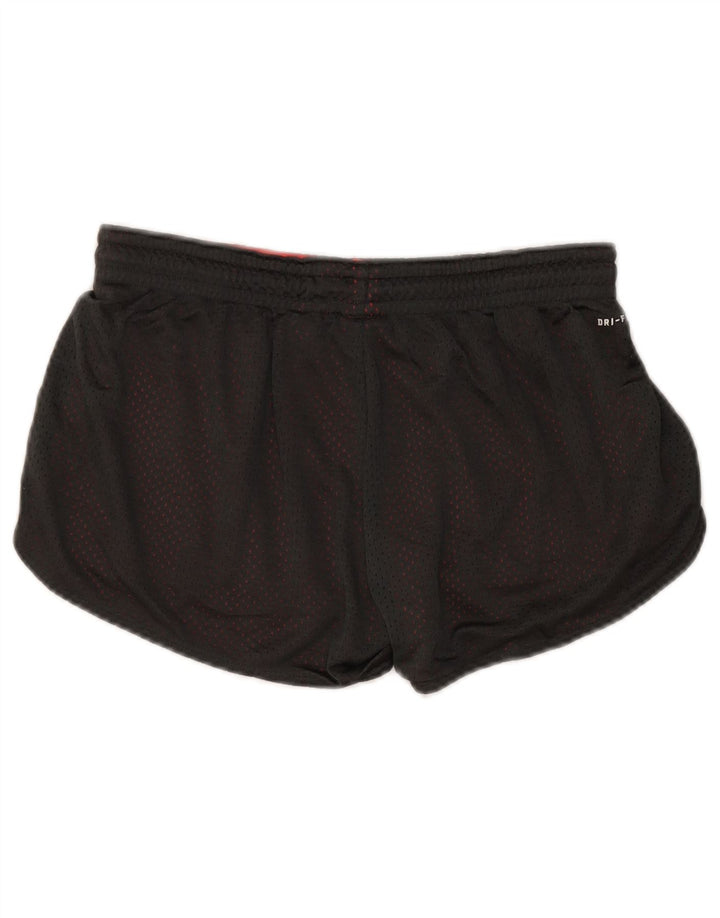 Pantaloni scurti sport NIKE pentru femei UK 14 Poliester mediu negru