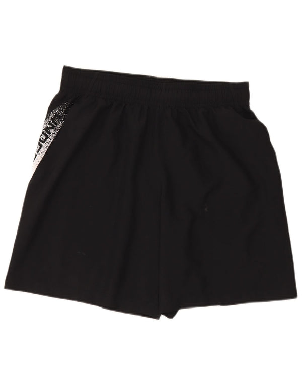 Pantaloni scurți sport Under Armour pentru bărbați, cu grafică largi, poliester negru mare