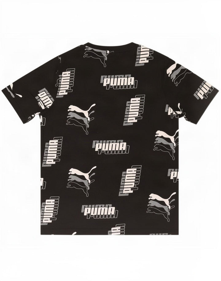 Tricou grafic Puma pentru bărbați Top Small Negru