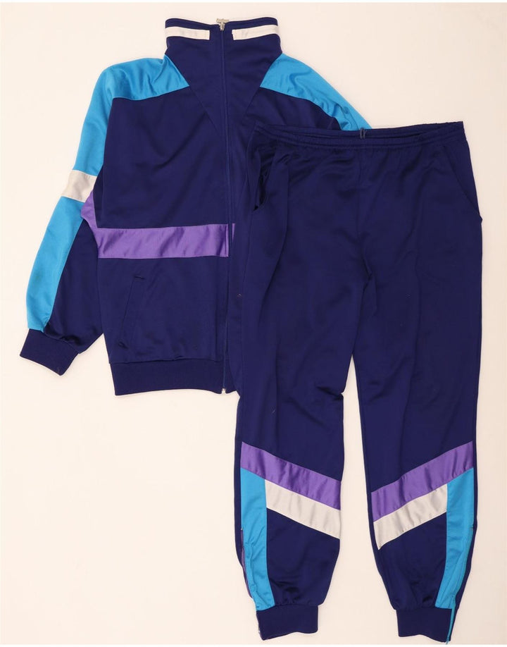 Trening complet pentru bărbați Leopard Marea Britanie 46/48 XL bleumarin poliester color bloc