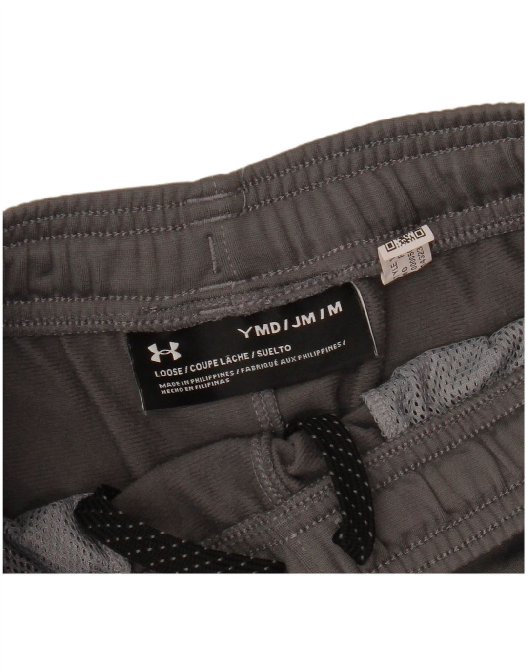 Pantaloni de trening pentru fete UNDER ARMOUR 9-10 ani, gri mediu, color block