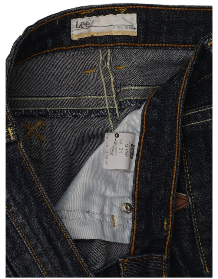 Blugi tăiați pentru femei LEE W31 L25 Bumbac albastru