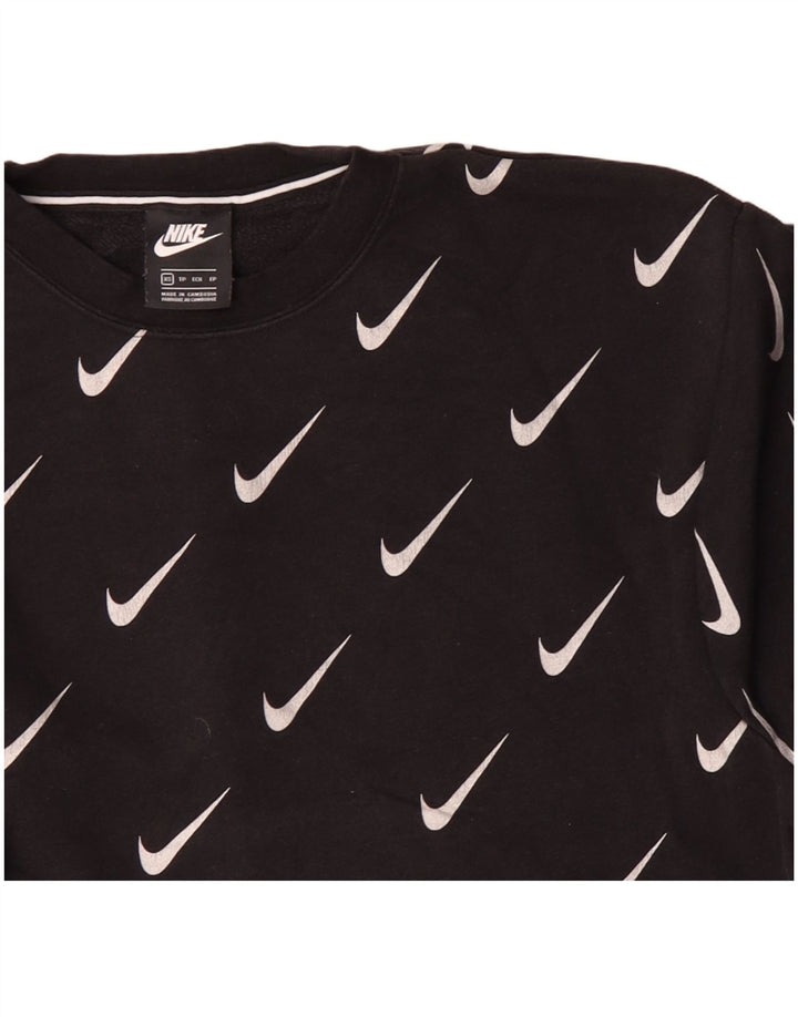 Pulover grafic pentru bărbați NIKE XS bumbac negru