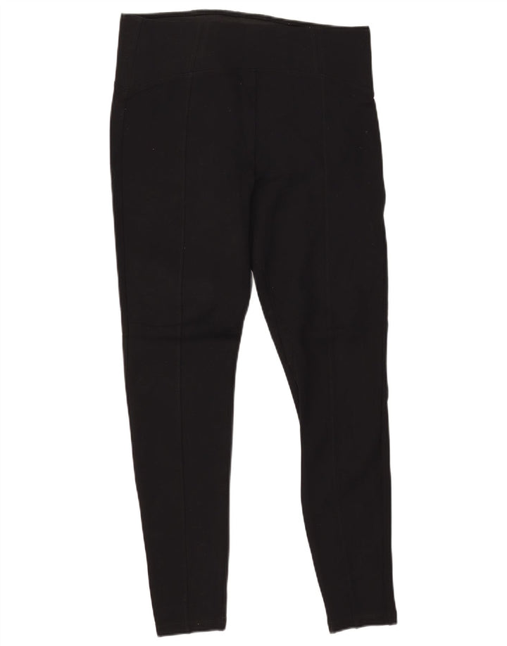 MARKS & SPENCER Leggings pentru femei UK 14 Large Black Viscose