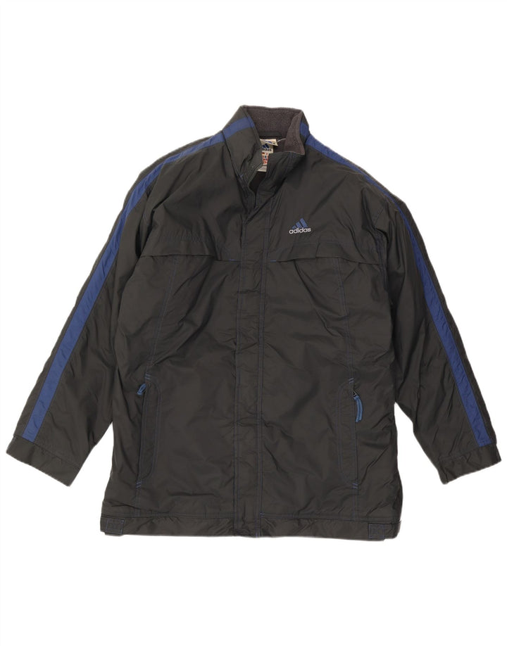 Jachetă de vânt pentru băieți Adidas 15-16 ani, negru, poliester color bloc