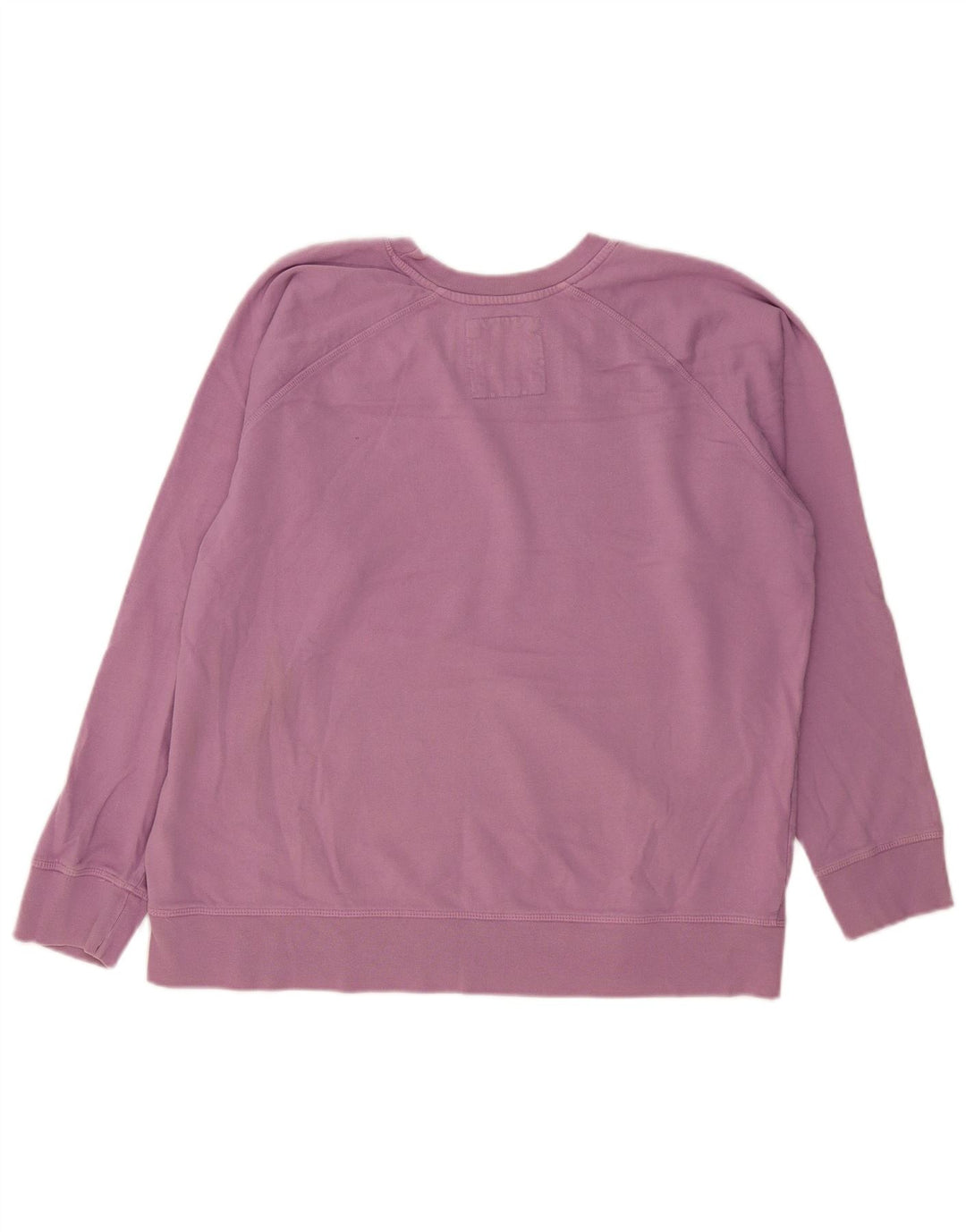 Crew Clothing Hanorac supradimensionat pentru femei Pulover UK 12 Bumbac violet mediu