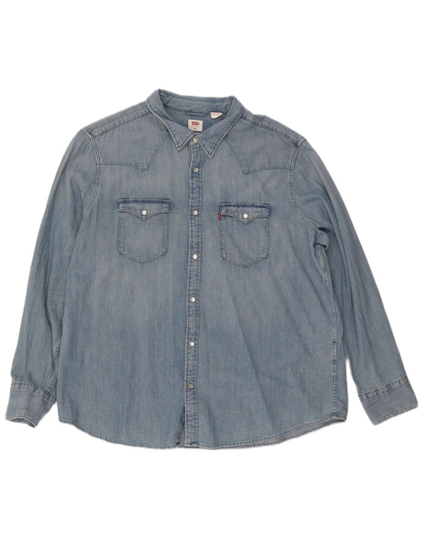 Cămașă de blugi standard pentru bărbați Levi's 2XL, albastru