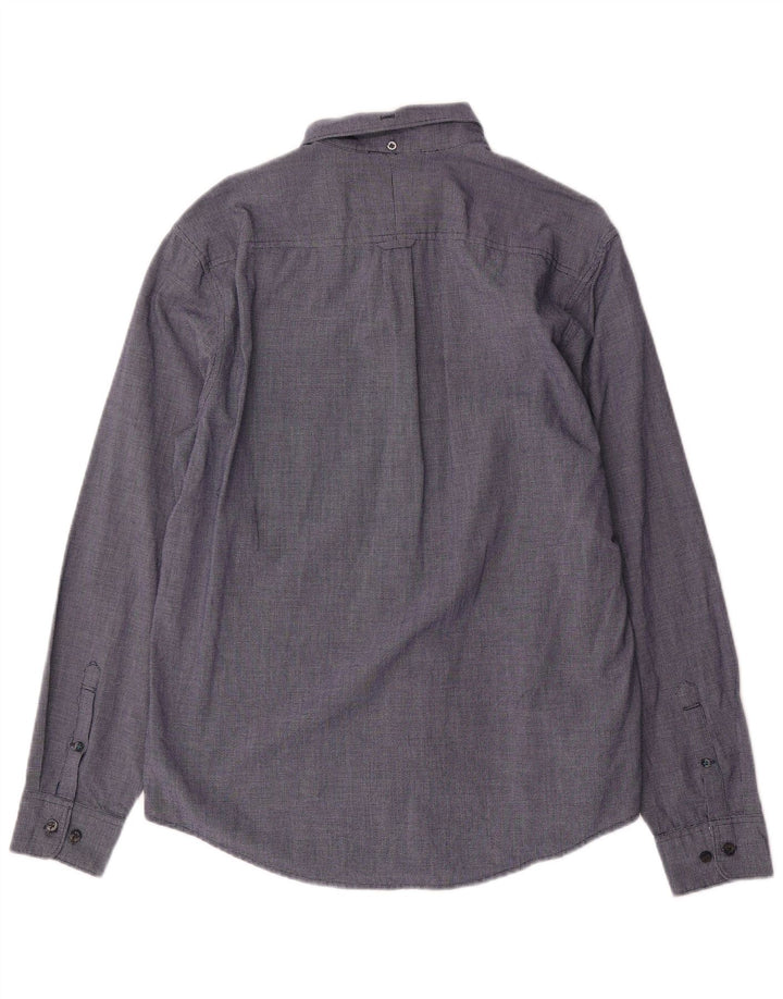 Cămașă pentru bărbați Penguin Heritage Slim Fit, bumbac albastru mediu