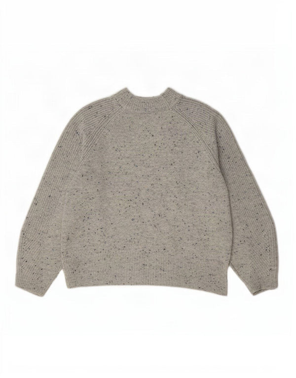 Pulover pentru femei Marks & Spencer cu decolteu rotund UK 14 Medium Gri Pete