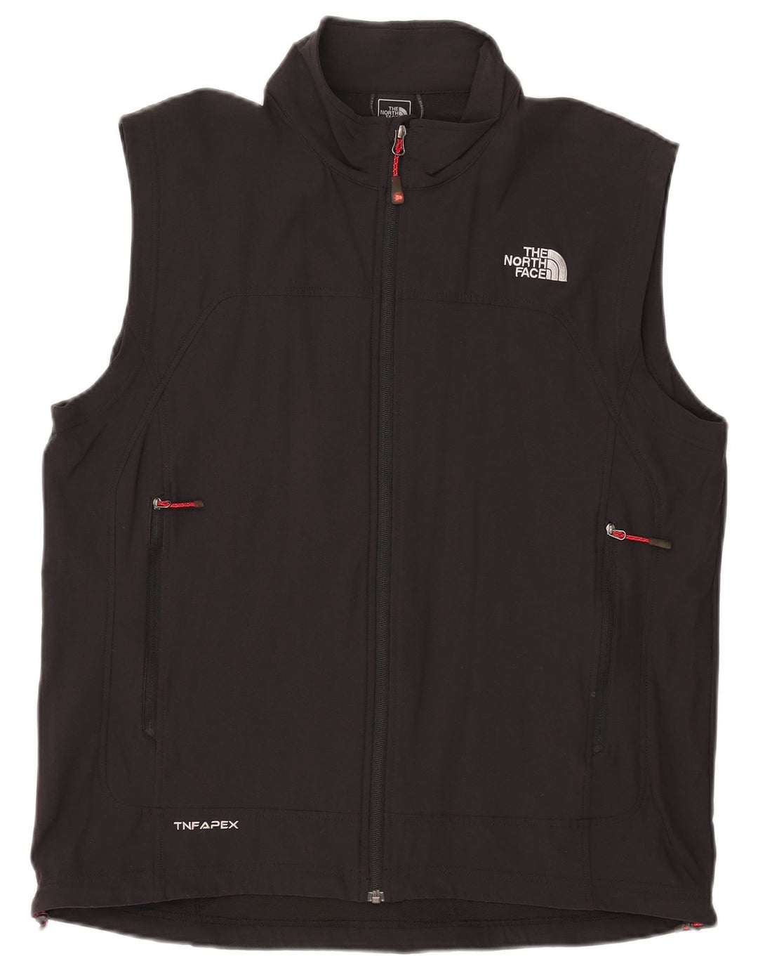 THE NORTH FACE Mens Sleeveless Tracksuit Top Jacket XL Black Nylon
