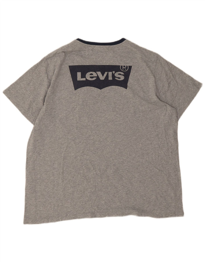 Tricou grafic pentru bărbați Levi's Top XL bumbac gri