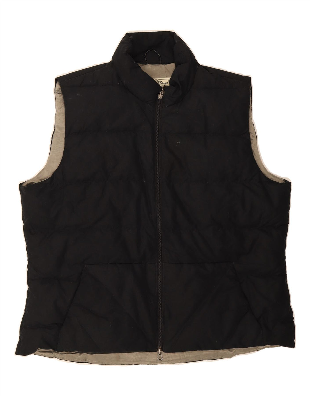 EDDIE BAUER Mens Padded Gilet UK 44 2XL Black Polyester Vintage Eddie Bauer and Second-Hand Eddie Bauer from Messina Hembry 