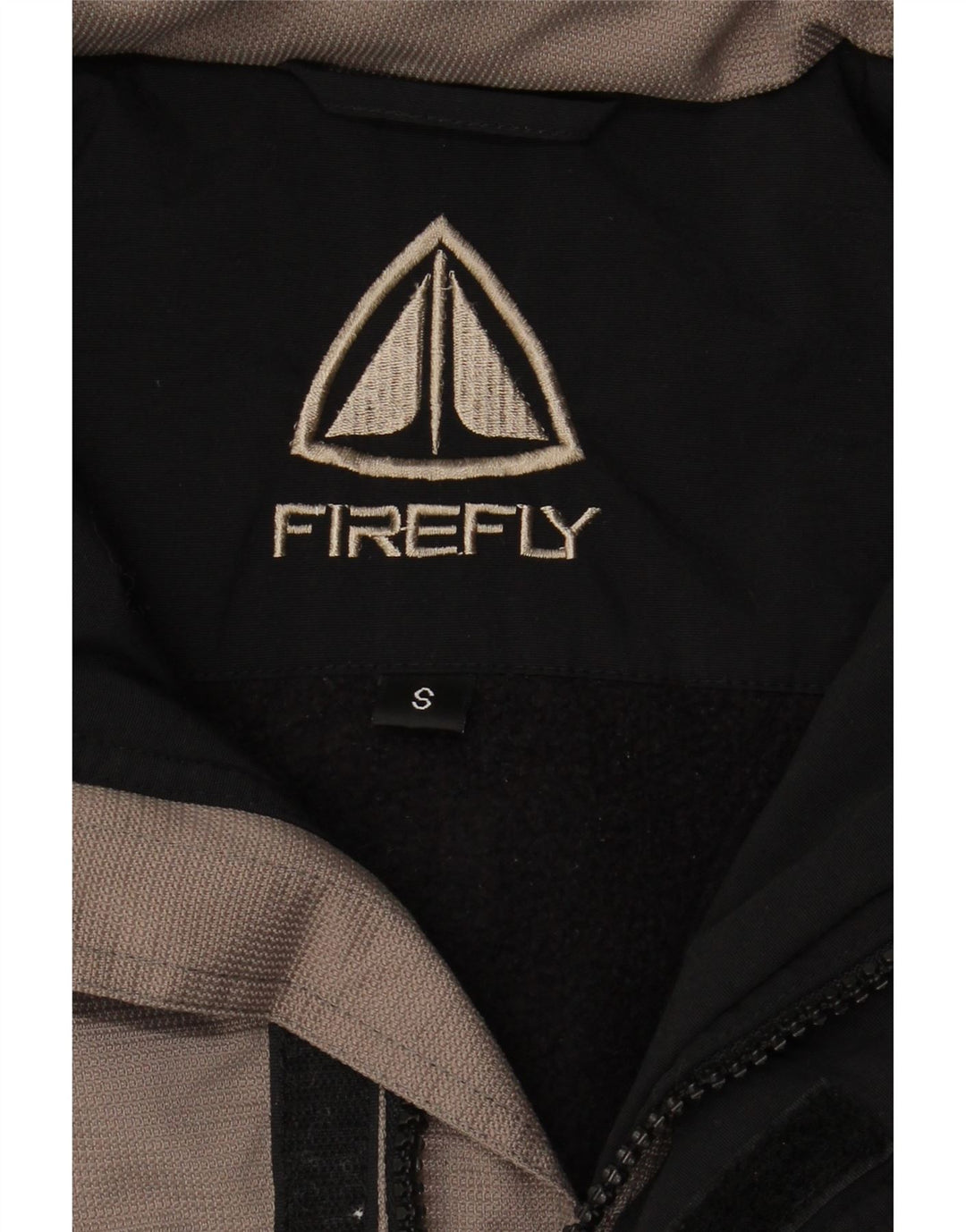 Jachetă de vânt pentru bărbați VINTAGE, cu glugă, UK 36, mic, negru, nailon color bloc