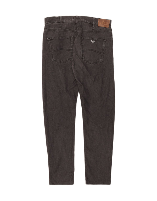 Blugi slim pentru bărbați Armani W33 L29 bumbac negru
