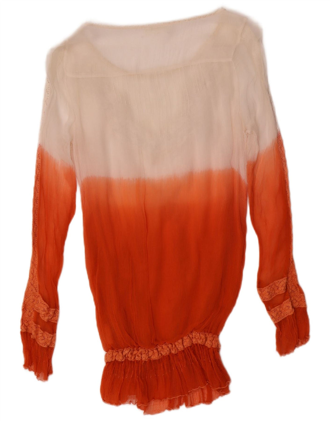 Bluză transparentă pentru femei GUESS UK 10, roșu, colorblock