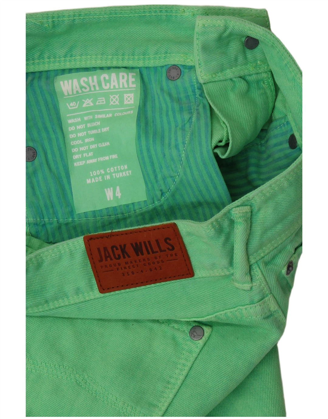 Fusta de blugi pentru femei JACK WILLS UK 4 XS W26 bumbac verde
