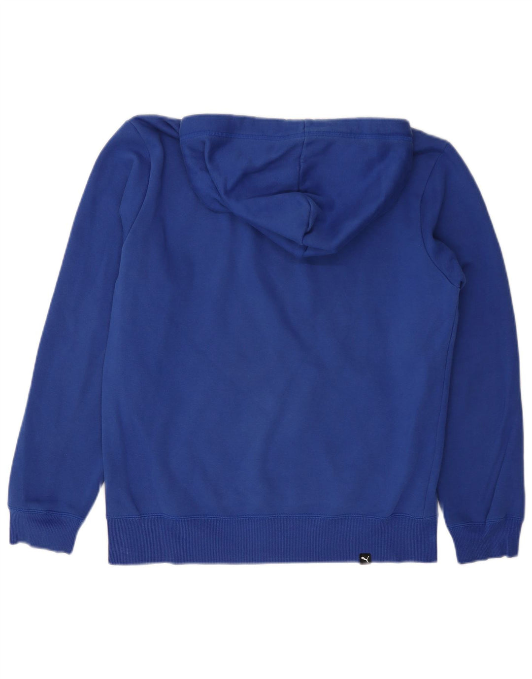 Pulover cu glugă grafic PUMA pentru bărbați, bumbac mic, albastru