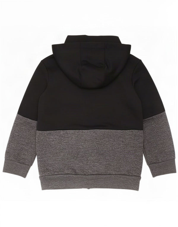 Pulover Adidas pentru băieți, cu fermoar, 2-3 ani, negru, color block