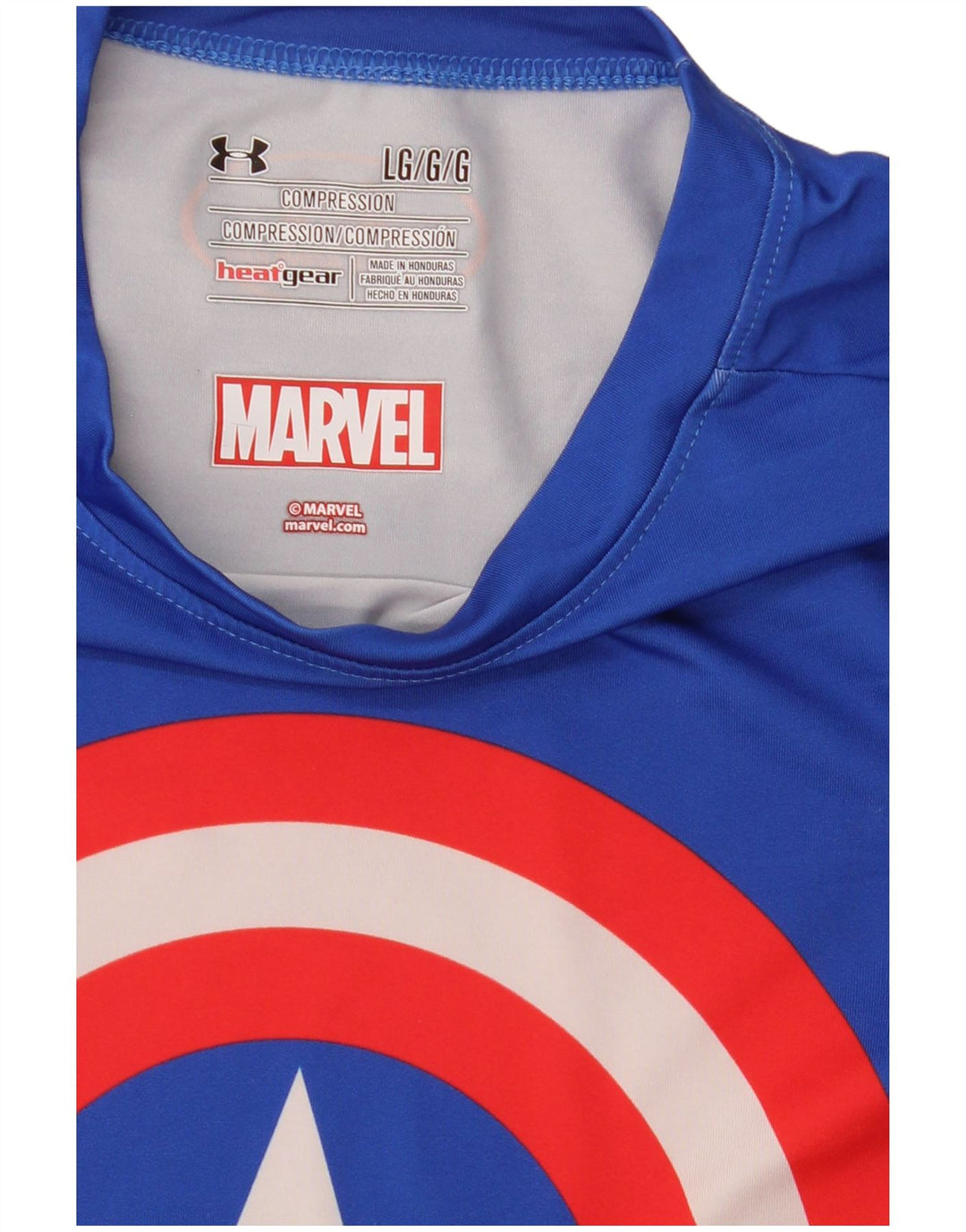 Tricou grafic Marvel pentru băieți Under Armour Top 11-12 ani mare albastru