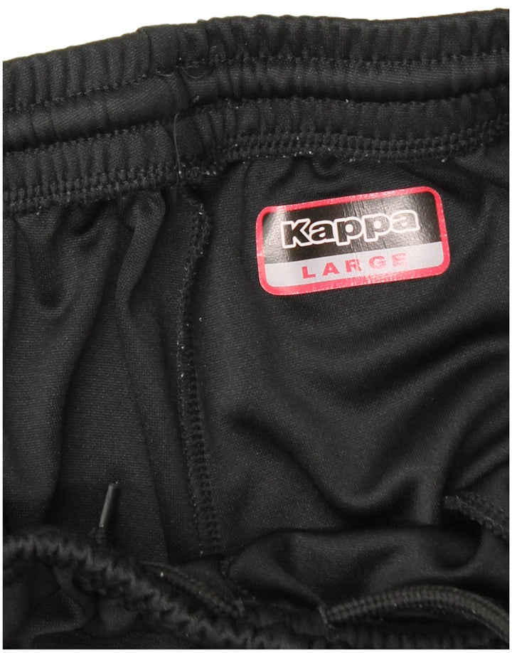 Pantaloni de trening KAPPA pentru femei UK 16 Large Black
