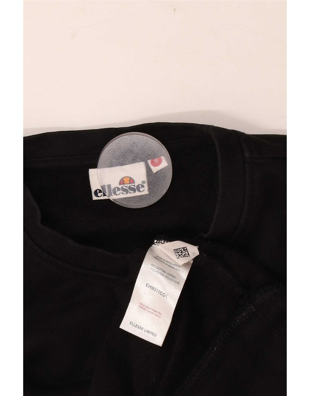 Hanorac grafic pentru bărbați Ellesse Pulover mic, negru, bumbac