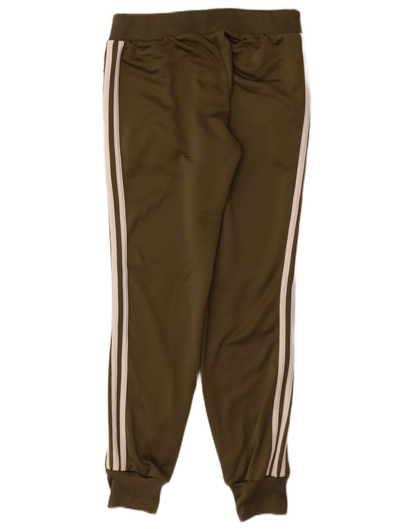 Pantaloni de trening Adidas pentru femei Joggeri UK 10 Poliester verde mic