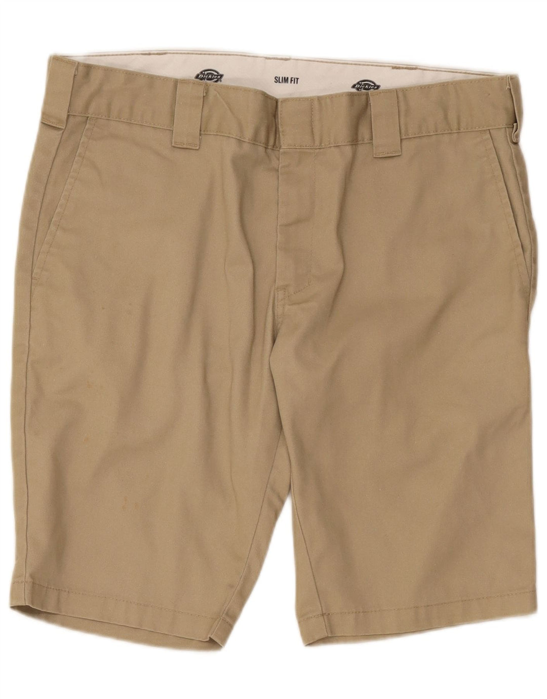 Pantaloni scurți chino pentru bărbați Dickies Slim Fit W36 Poliester bej mare