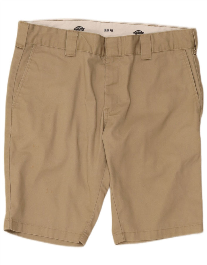 Pantaloni scurți chino pentru bărbați Dickies Slim Fit W36 Poliester bej mare