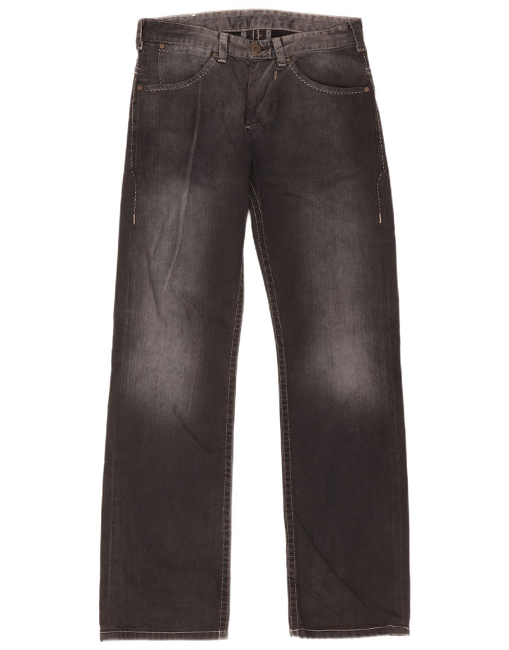 Blugi drepti pentru bărbați Levi's W30 L34 bumbac gri