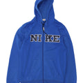 Pulover Nike Graphic Zip pentru bărbați, poliester albastru mic