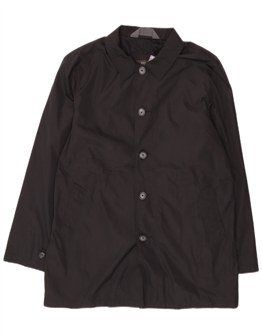 Jachetă de ploaie pentru bărbați Marks & Spencer UK 42 XL Poliester negru